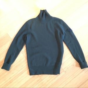 Armani dark green turtleneck sweater